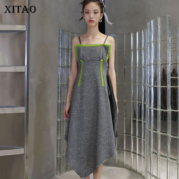 casual dresses xitao irregular patchwork drawstring waist dress women 2021 winter fashion style temperament all match zy1875, Black;gray
casual dresses xitao irregular patchwork drawstring waist dress women 2021 winter fashion style temperament all match zy1875, Black;gray