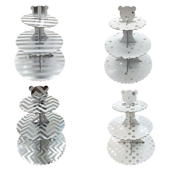 other event & party supplies 3-tier creative bronzing cake stand silver dot pentagram stripe cupcake holder for wedding birthday decor&suppl
other event & party supplies 3-tier creative bronzing cake stand silver dot pentagram stripe cupcake holder for wedding birthday decor&suppl