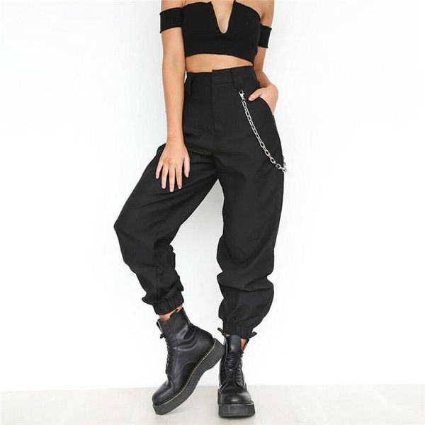 women's pants & capris high waist camouflage loose joggers women army harem camo streetwear punk black cargo trousers, Black;white
women's pants & capris high waist camouflage loose joggers women army harem camo streetwear punk black cargo trousers, Black;white