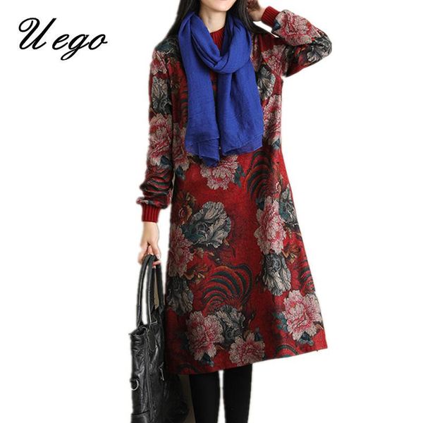 casual dresses uego autumn winter dress thicken warn woolen print floral cotton vintage 2021 arrival women spring, Black;gray
casual dresses uego autumn winter dress thicken warn woolen print floral cotton vintage 2021 arrival women spring, Black;gray