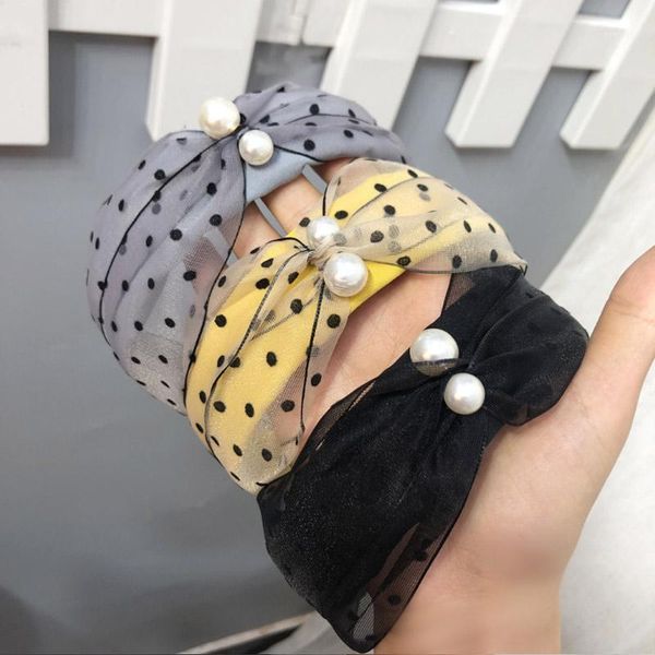 fashion head jewelry women hairbands pearl dot headwear cloth cross girls boutique headdress sweet hair accessories1
fashion head jewelry women hairbands pearl dot headwear cloth cross girls boutique headdress sweet hair accessories1