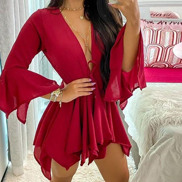 women's tracksuits 2021 autumn elegant solid long sleeve and shorts sets casual outfits women fashion deep v-neck chiffon two piec, Gray
women's tracksuits 2021 autumn elegant solid long sleeve and shorts sets casual outfits women fashion deep v-neck chiffon two piec, Gray