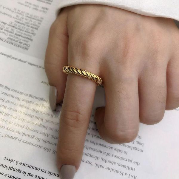 morivovog 925 sterling silver weave rope rings for women japan korea thick twist punk minimalist jewelry cluster, Golden;silver
morivovog 925 sterling silver weave rope rings for women japan korea thick twist punk minimalist jewelry cluster, Golden;silver