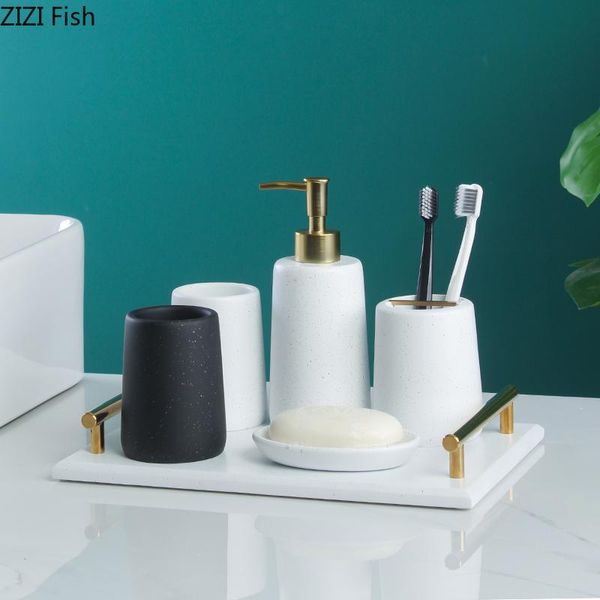 bath accessory set nordic solid color resin five piece modern soap dispenser mouthwash cup wash kit lotion bottle home bathroom supplies
bath accessory set nordic solid color resin five piece modern soap dispenser mouthwash cup wash kit lotion bottle home bathroom supplies