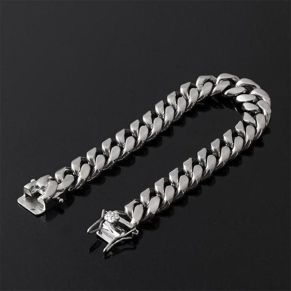 link, chain big bracelet men on hand cuban link stainless steel steampunk charm gold gift for male accessories, Black
link, chain big bracelet men on hand cuban link stainless steel steampunk charm gold gift for male accessories, Black