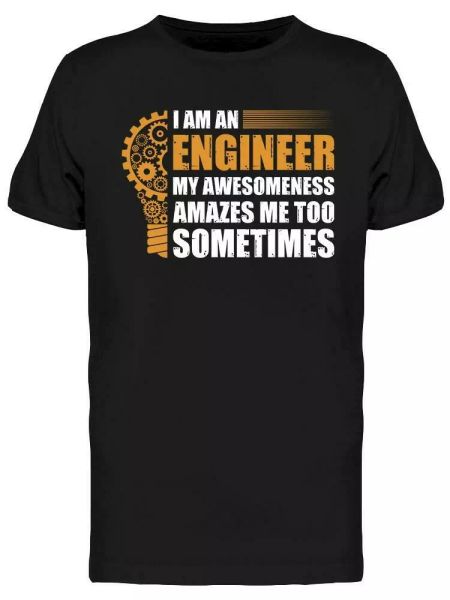 i am an engineer graphic tee men's -image by shutterstock, White;black 
i am an engineer graphic tee men's -image by shutterstock, White;black