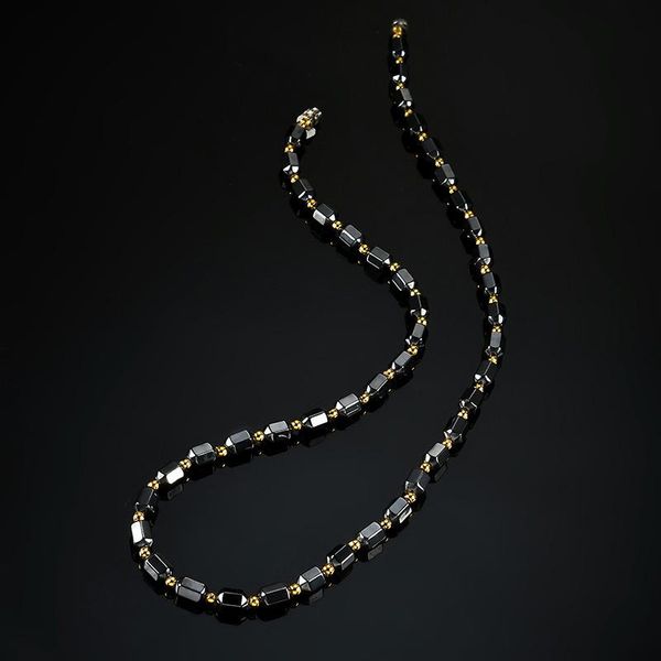 chains men women black hematite necklace magnet gold beads magnetic therapy care necklaces jewelry gift ea, Silver
chains men women black hematite necklace magnet gold beads magnetic therapy care necklaces jewelry gift ea, Silver