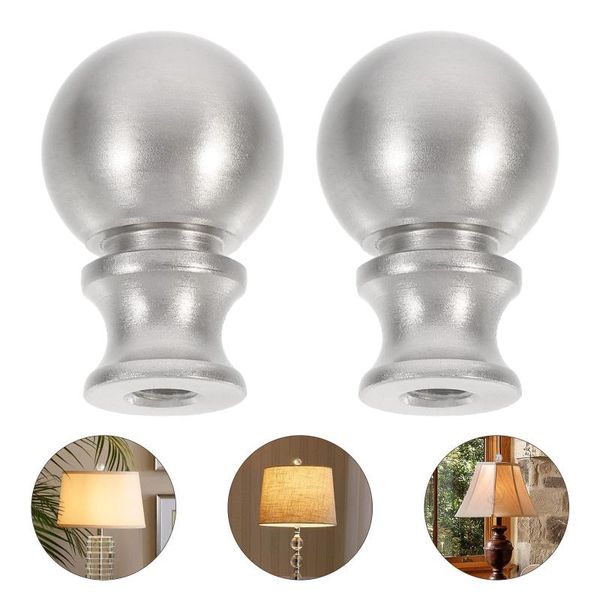 wall lamp 2pcs shade finial decor home knob adorn elegant lampshade silver
wall lamp 2pcs shade finial decor home knob adorn elegant lampshade silver