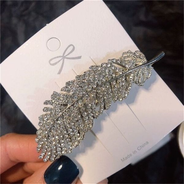 8Kd0 korean temperament simple feather hairpin alloy back of clips the head barrettes diamond diamond hairpin student adult bangs clip head, Golden;silver
8Kd0 korean temperament simple feather hairpin alloy back of clips the head barrettes diamond diamond hairpin student adult bangs clip head, Golden;silver