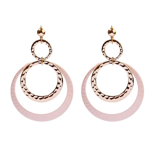 dangle & chandelier summer fashion big round double layer gold pink earrings for women trendy statement earring accessories, Silver
dangle & chandelier summer fashion big round double layer gold pink earrings for women trendy statement earring accessories, Silver
