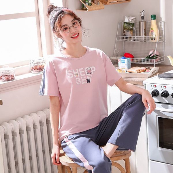 2pcs/set short t-shirt trousers pijamas set womens summer sleepwear cotton sleep pants woman pijamas pyjama 2021 new style, Black;red
2pcs/set short t-shirt trousers pijamas set womens summer sleepwear cotton sleep pants woman pijamas pyjama 2021 new style, Black;red