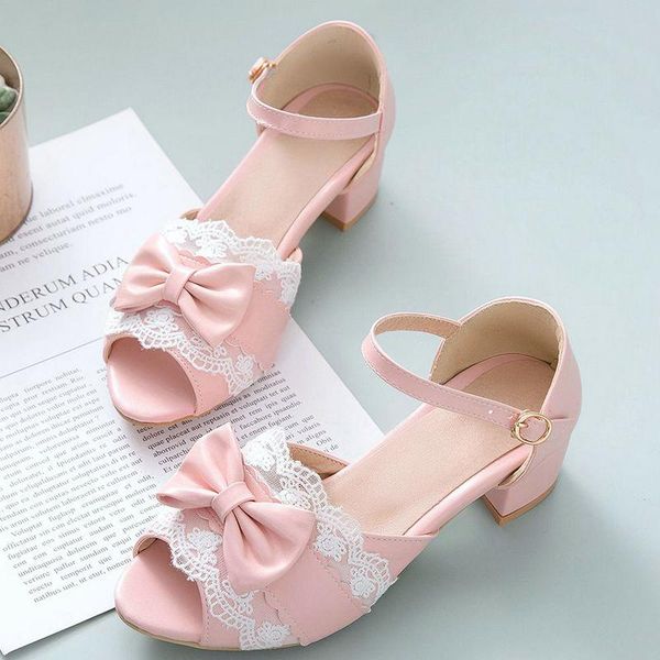 sweet sandals women lolita shoes peep toe lace wedding ankle strap all match casual ladies pumps size 32-43, Black
sweet sandals women lolita shoes peep toe lace wedding ankle strap all match casual ladies pumps size 32-43, Black