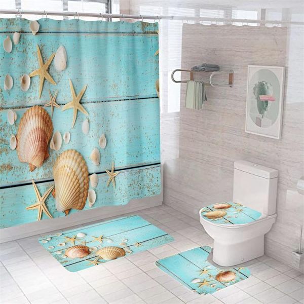shower curtains bathroom set conch starfish beach style waterproof curtain non slip rug toilet lid cover floor mat bath
shower curtains bathroom set conch starfish beach style waterproof curtain non slip rug toilet lid cover floor mat bath