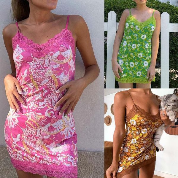 casual dresses fashsiualy lace printing summer ladies 2021 v-neck sleeveless patchwork party slip spaghetti floral dress, Black;gray
casual dresses fashsiualy lace printing summer ladies 2021 v-neck sleeveless patchwork party slip spaghetti floral dress, Black;gray
