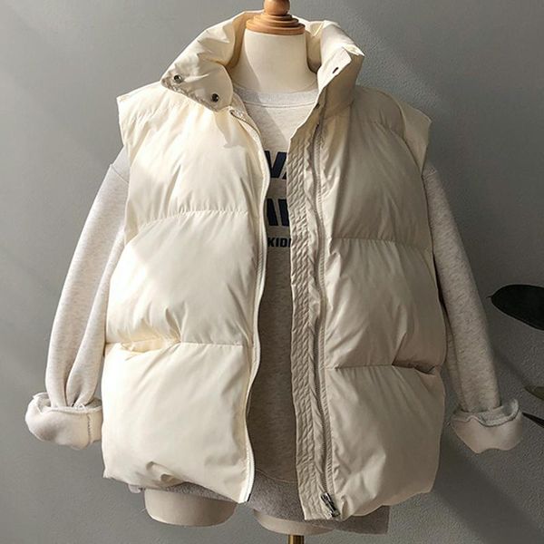 women's vests winter jacket women short vest korean sleeveless cotton coat autumn coats and jackets loose clothes abrigo mujer wpy4303, Black;white
women's vests winter jacket women short vest korean sleeveless cotton coat autumn coats and jackets loose clothes abrigo mujer wpy4303, Black;white