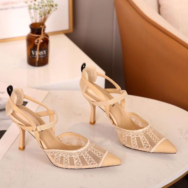 dress shoes women's sandals sell embroidery high heels lace-up pointed toe summer breathable mesh luxury brands, Black
dress shoes women's sandals sell embroidery high heels lace-up pointed toe summer breathable mesh luxury brands, Black