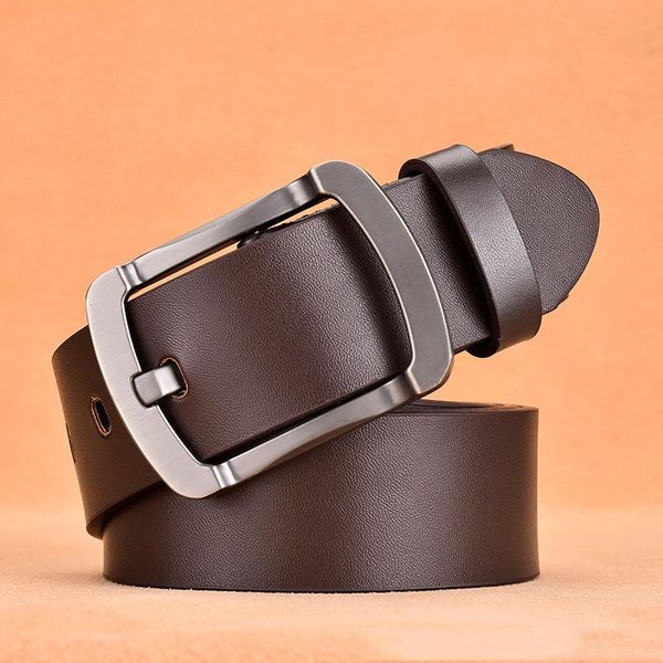 belts jeans belt for men genuine leather alloy pin buckle waist strap business waistband cinturones para hombre, Black;brown
belts jeans belt for men genuine leather alloy pin buckle waist strap business waistband cinturones para hombre, Black;brown