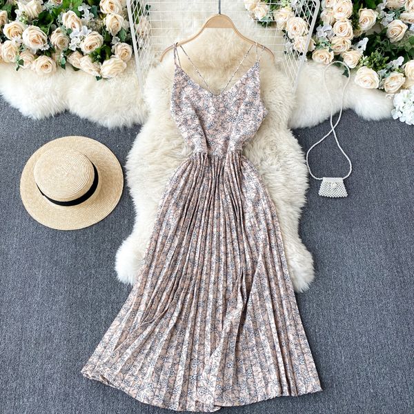 summer maxi beach dresses for women party halter strap a-line print female slim mid-length pleated floral 210420, Black;gray
summer maxi beach dresses for women party halter strap a-line print female slim mid-length pleated floral 210420, Black;gray