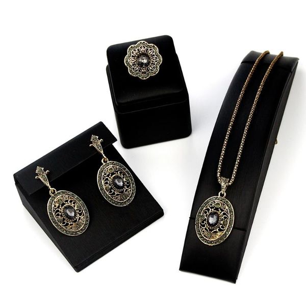 earrings & necklace sunspicems vintage bohemia style women earring ring sets antique gold color turkish gray crystal jewelry, Silver
earrings & necklace sunspicems vintage bohemia style women earring ring sets antique gold color turkish gray crystal jewelry, Silver