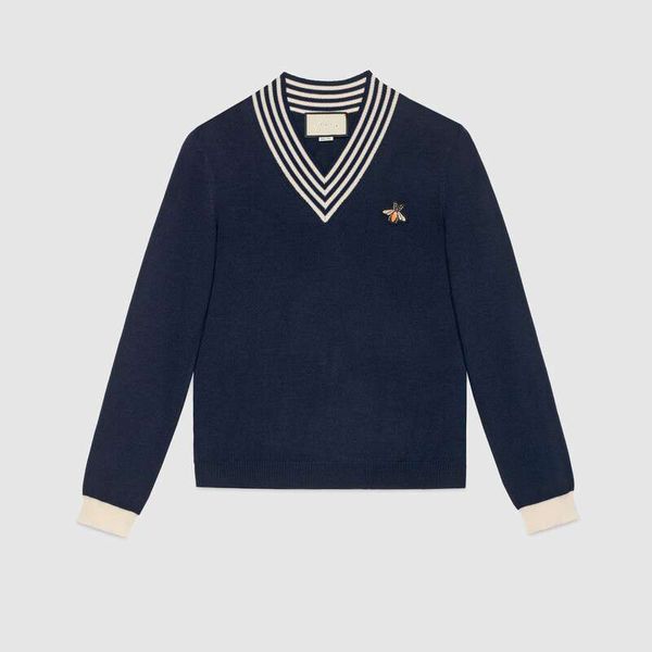 luxury brand sweaters fashion autumn winter men women embroidery knit female pullover striped v-neck jumpers, White;black
luxury brand sweaters fashion autumn winter men women embroidery knit female pullover striped v-neck jumpers, White;black