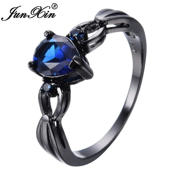 wedding rings junxin classic jewelry water drop blue zircon for female male black gold filled party engagement promise ring, Slivery;golden
wedding rings junxin classic jewelry water drop blue zircon for female male black gold filled party engagement promise ring, Slivery;golden