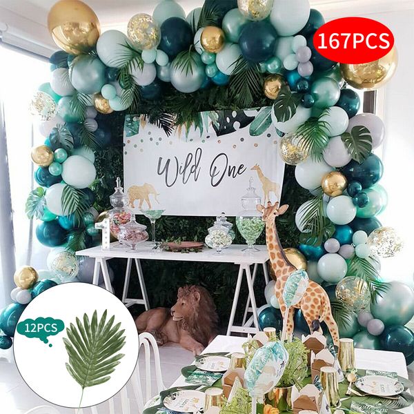 167pcs latex balloons green garland balloon safari jungle party birthday party decoration metallic christmas wedding party decor
167pcs latex balloons green garland balloon safari jungle party birthday party decoration metallic christmas wedding party decor