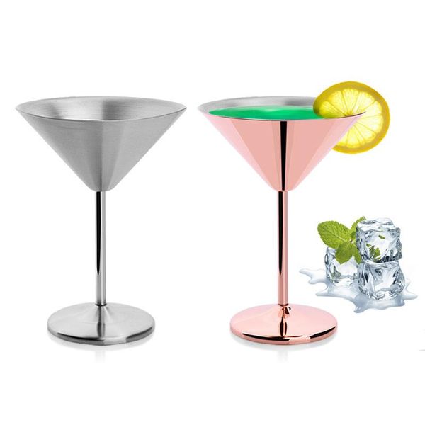 wine glasses 240ml stainless steel glass goblets juice drink champagne goblet cocktail whiskey cup party barware kitchen tools 
wine glasses 240ml stainless steel glass goblets juice drink champagne goblet cocktail whiskey cup party barware kitchen tools