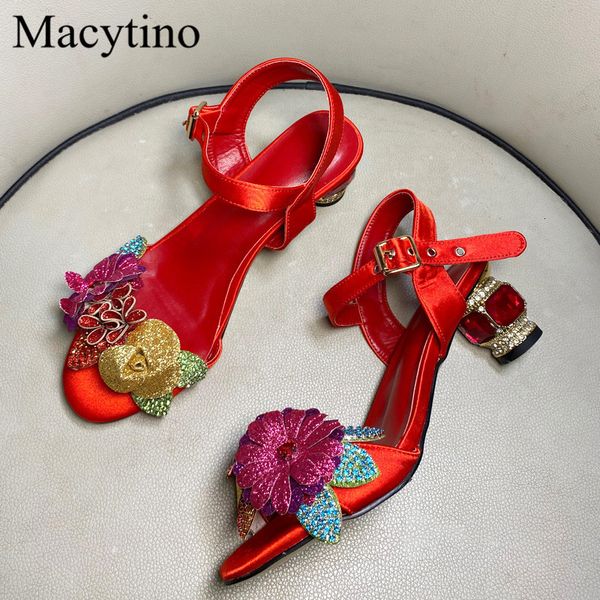 sandals jewelry heel summer flower red satin formal dress shoes women's decor bohemian beach designer sanda gubz, Black
sandals jewelry heel summer flower red satin formal dress shoes women's decor bohemian beach designer sanda gubz, Black