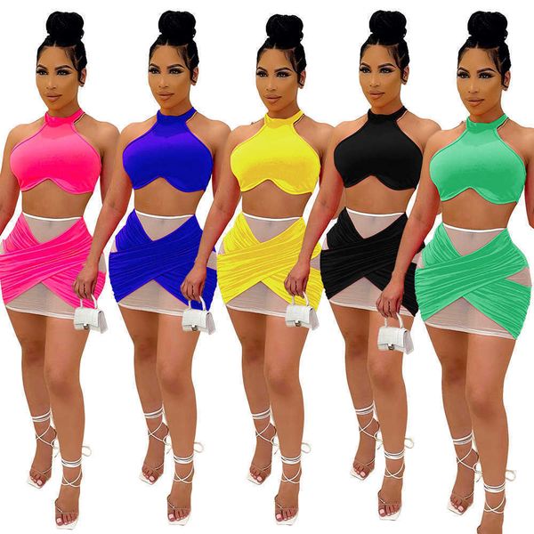women two pieces dress summer solid color off shoulder vest irregular stitching mesh mini skirt suit club party dresses outfit s-2xl, White
women two pieces dress summer solid color off shoulder vest irregular stitching mesh mini skirt suit club party dresses outfit s-2xl, White