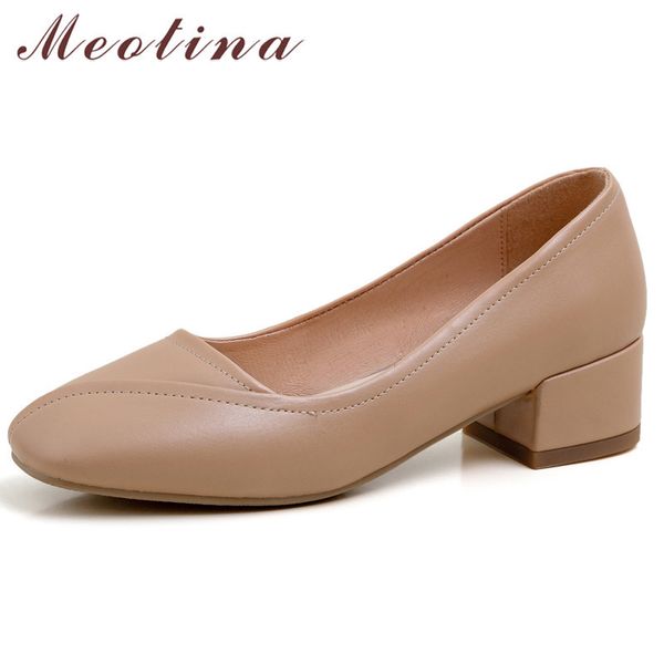 women shoes mid heel pumps ladies round toe thick heels footwear female summer dress khaki large size .5 210517, Black
women shoes mid heel pumps ladies round toe thick heels footwear female summer dress khaki large size .5 210517, Black