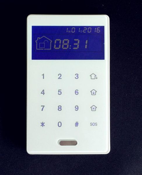 alarm systems pb-503r wireless touch keypad dual way with rfid tags reader for intruder system st-v, st-vgt, st-iiib, st-iiigb
alarm systems pb-503r wireless touch keypad dual way with rfid tags reader for intruder system st-v, st-vgt, st-iiib, st-iiigb