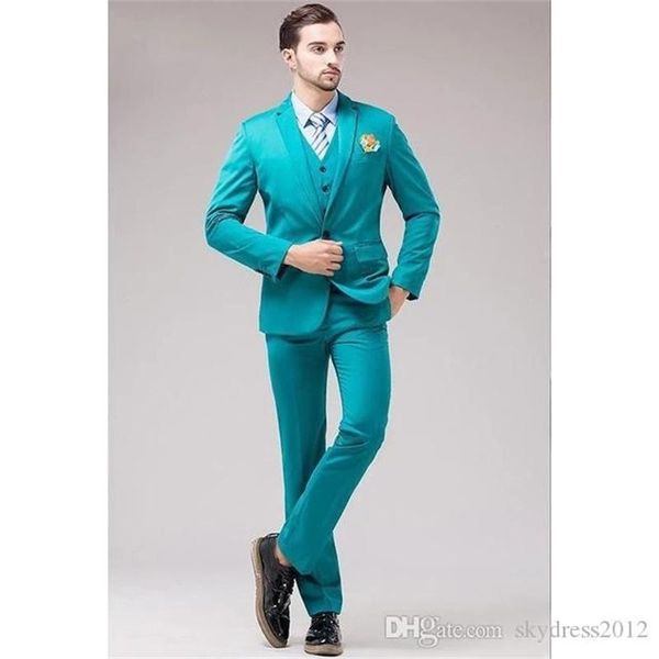 men's suits & blazers qualityslim fit groom tuxedos notch lapel suit turquoise groomsman man wedding dinner (jacket+pants+vest), White;black
men's suits & blazers qualityslim fit groom tuxedos notch lapel suit turquoise groomsman man wedding dinner (jacket+pants+vest), White;black