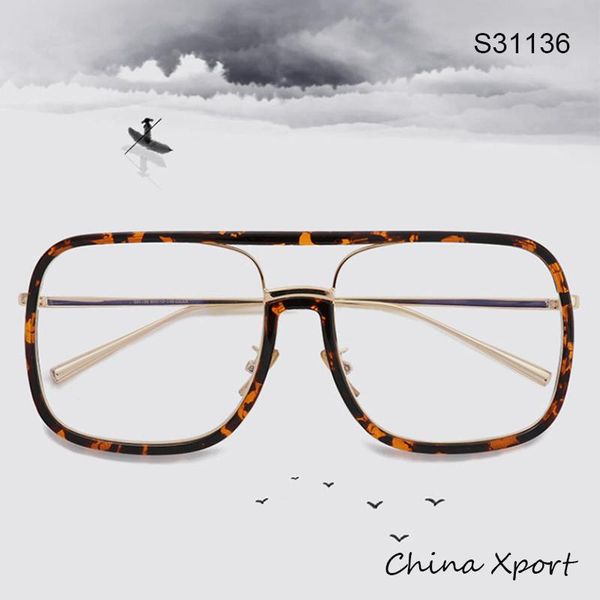 fashion sunglasses frames big frame women plain glasses clear lens with double bridge classic elegant design style, Black
fashion sunglasses frames big frame women plain glasses clear lens with double bridge classic elegant design style, Black