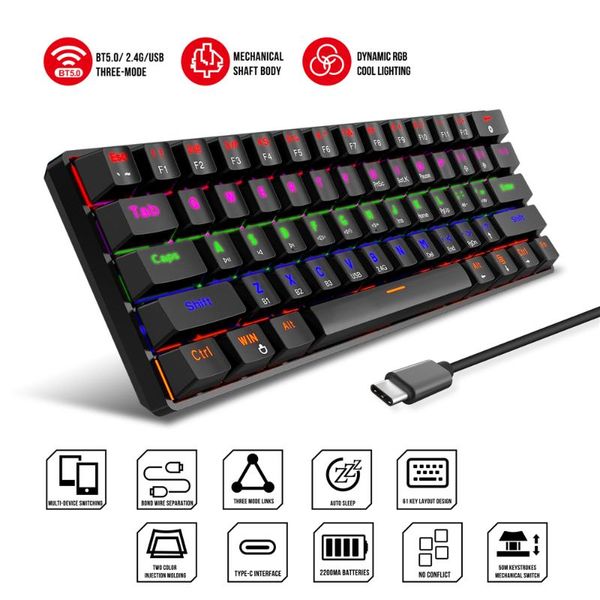 keyboard mouse combos 61 key mechanical three-mode rgb 2.4g wireless bt wired green axis gaming for desktop
keyboard mouse combos 61 key mechanical three-mode rgb 2.4g wireless bt wired green axis gaming for desktop