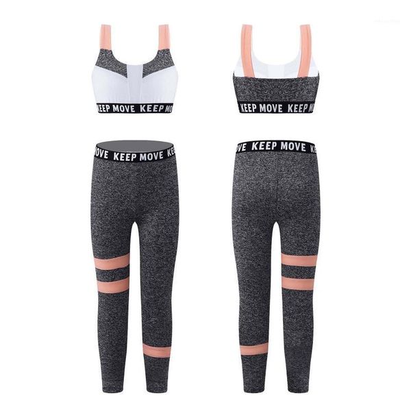yoga outfit children suit workout tracksuit running sport clothing sleeveless crop high waist pants set kids girls gym sportswear
yoga outfit children suit workout tracksuit running sport clothing sleeveless crop high waist pants set kids girls gym sportswear