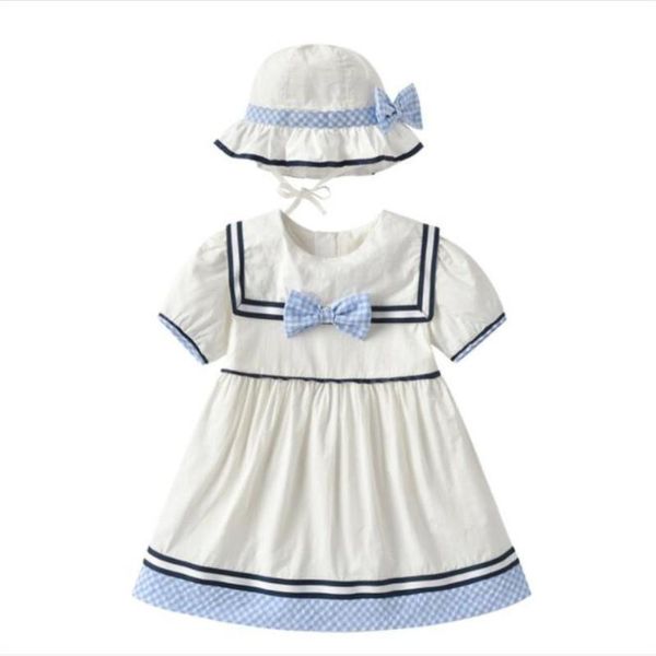 girl's dresses baby girls dress summer clothes with hat cotton sailor costume outfits short sleeve infant todder for girl, Red;yellow
girl's dresses baby girls dress summer clothes with hat cotton sailor costume outfits short sleeve infant todder for girl, Red;yellow