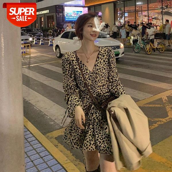 sweet and cool little milk leopard drawstring print dress design sense french v-neck temperament skirt #ub2r, White;black
sweet and cool little milk leopard drawstring print dress design sense french v-neck temperament skirt #ub2r, White;black
