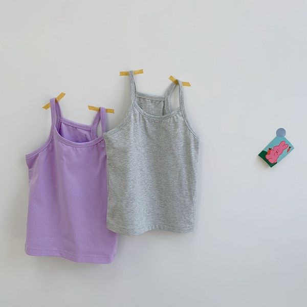 summer baby girls solid color sleeveless kids cotton all-match vests 1-6y 210508, Blue
summer baby girls solid color sleeveless kids cotton all-match vests 1-6y 210508, Blue