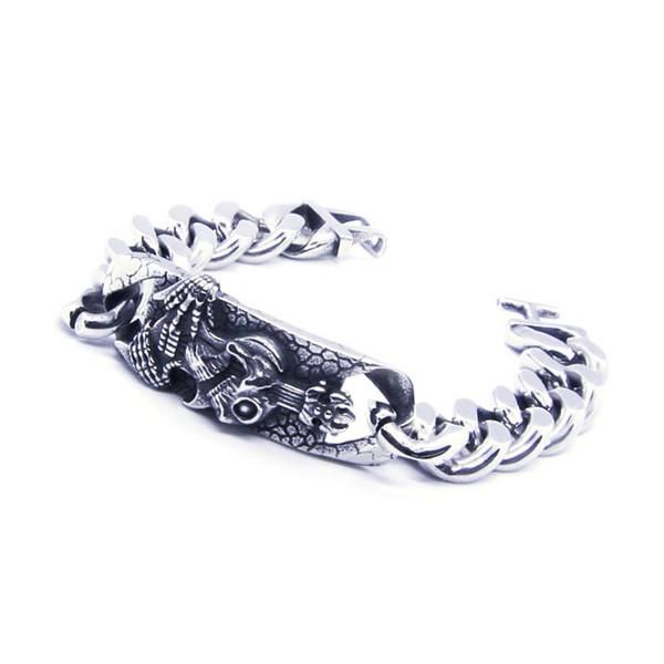 charm bracelets titanium steel music guitar ghost bracelet 316l stainless fashion jewelry men cool rock&rock, Golden;silver
charm bracelets titanium steel music guitar ghost bracelet 316l stainless fashion jewelry men cool rock&rock, Golden;silver