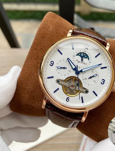 wristwatches luxury men stainless steel automatic mechanical rose gold black brown leather tourbillon moonphase sapphire watch, Slivery;brown
wristwatches luxury men stainless steel automatic mechanical rose gold black brown leather tourbillon moonphase sapphire watch, Slivery;brown