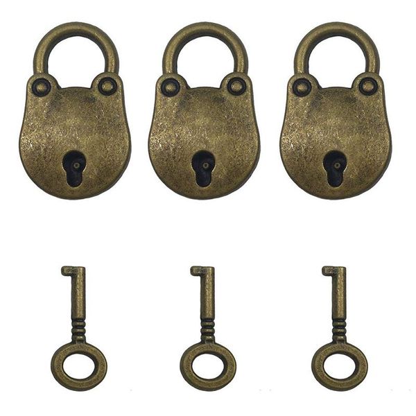 theft protection 3 pcs vintage antique style mini bear head archaize padlocks key lock with keys bronze
theft protection 3 pcs vintage antique style mini bear head archaize padlocks key lock with keys bronze