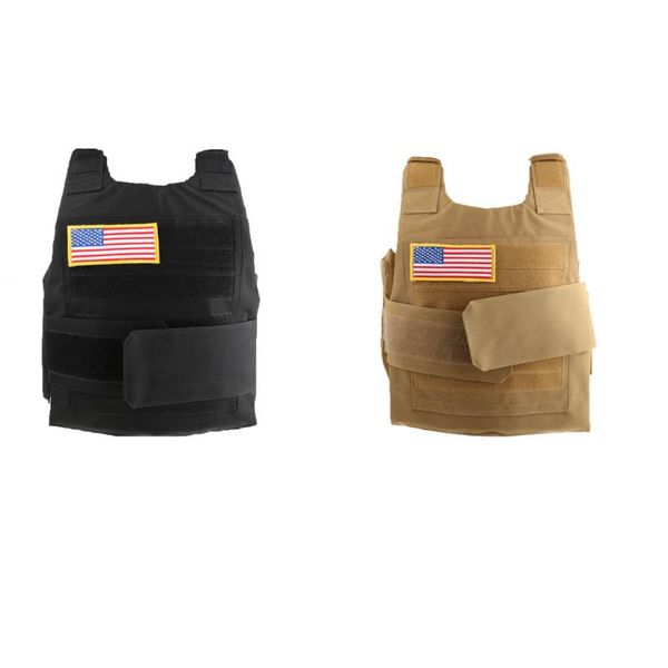 hunting vest security military tactical adjustable plate carrier camping accessory outdoor equipment jackets, Camo;black