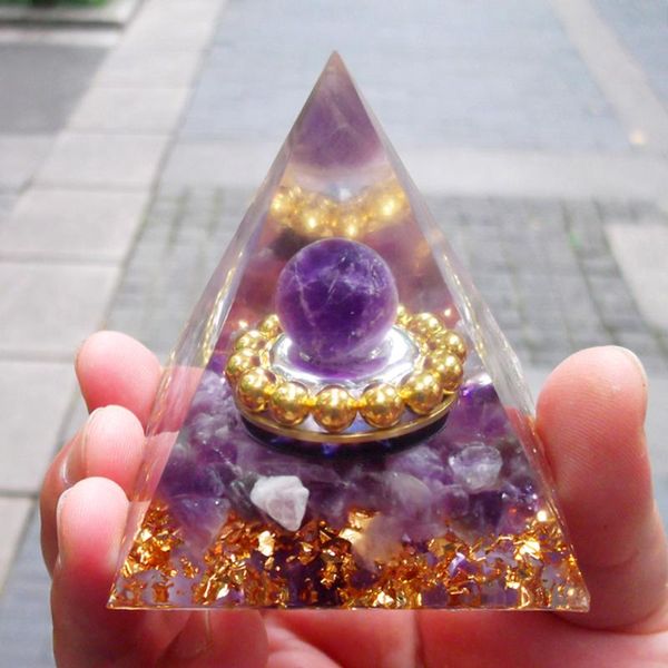 decorative objects & figurines orgonite pyramid amethyst peridot healing crystal energy generator gather fortune emf protection meditation g
decorative objects & figurines orgonite pyramid amethyst peridot healing crystal energy generator gather fortune emf protection meditation g