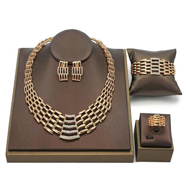 earrings & necklace 2021 dubai gold designer jewelry sets nigerian wedding accessories set wholesale statement bridal, Silver
earrings & necklace 2021 dubai gold designer jewelry sets nigerian wedding accessories set wholesale statement bridal, Silver