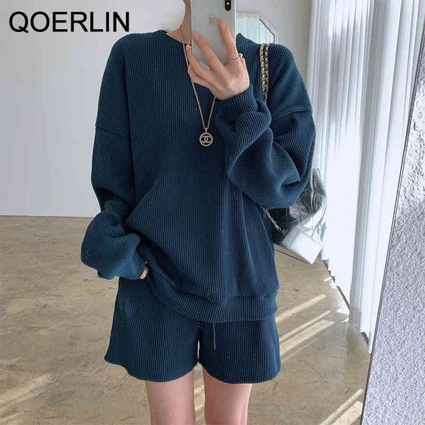 shorts 2 piece winter o-neck turtleneck loose casual pullover sweater pants two-piece set korean style pullovers pant sets, White;black
shorts 2 piece winter o-neck turtleneck loose casual pullover sweater pants two-piece set korean style pullovers pant sets, White;black
