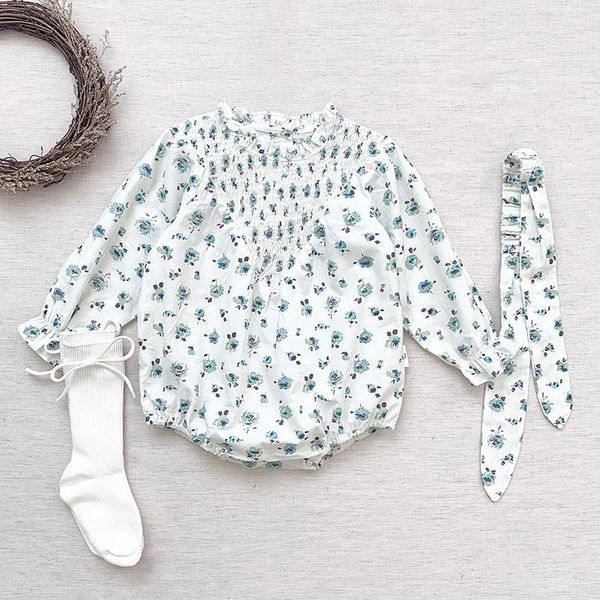 jumpsuits spring kids baby girl rompers long sleeves floral autumn printing born clothes, Blue
jumpsuits spring kids baby girl rompers long sleeves floral autumn printing born clothes, Blue
