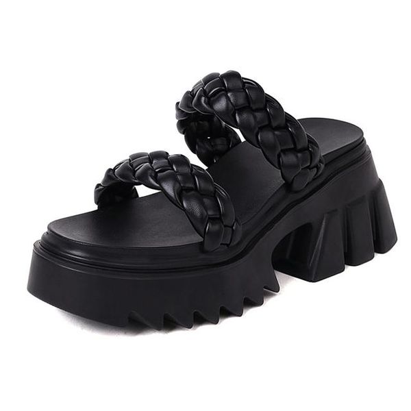 sandals 2021 women slippers summer platform high heels wedge outdoors leisure quality plus size 43, Black
sandals 2021 women slippers summer platform high heels wedge outdoors leisure quality plus size 43, Black