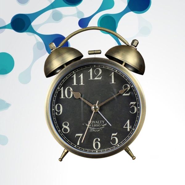 desk & table clocks 4" metal alarm clock retro vintage creative for home without battery (digit)
desk & table clocks 4" metal alarm clock retro vintage creative for home without battery (digit)