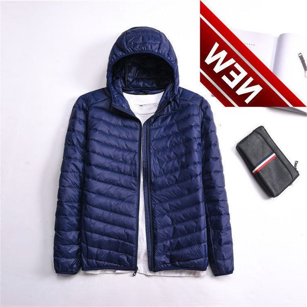 men's new style lightweight down jacket men cap hooded winter coat plus-size menswear, Black
men's new style lightweight down jacket men cap hooded winter coat plus-size menswear, Black