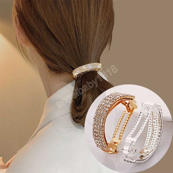 fashion girls metal rhinestone hair clips for women ponytail clip hairpins hair accessories, Slivery;white
fashion girls metal rhinestone hair clips for women ponytail clip hairpins hair accessories, Slivery;white